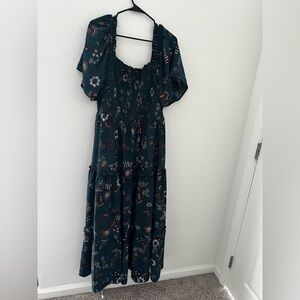 Floral Green Women's Dress Baltic Born